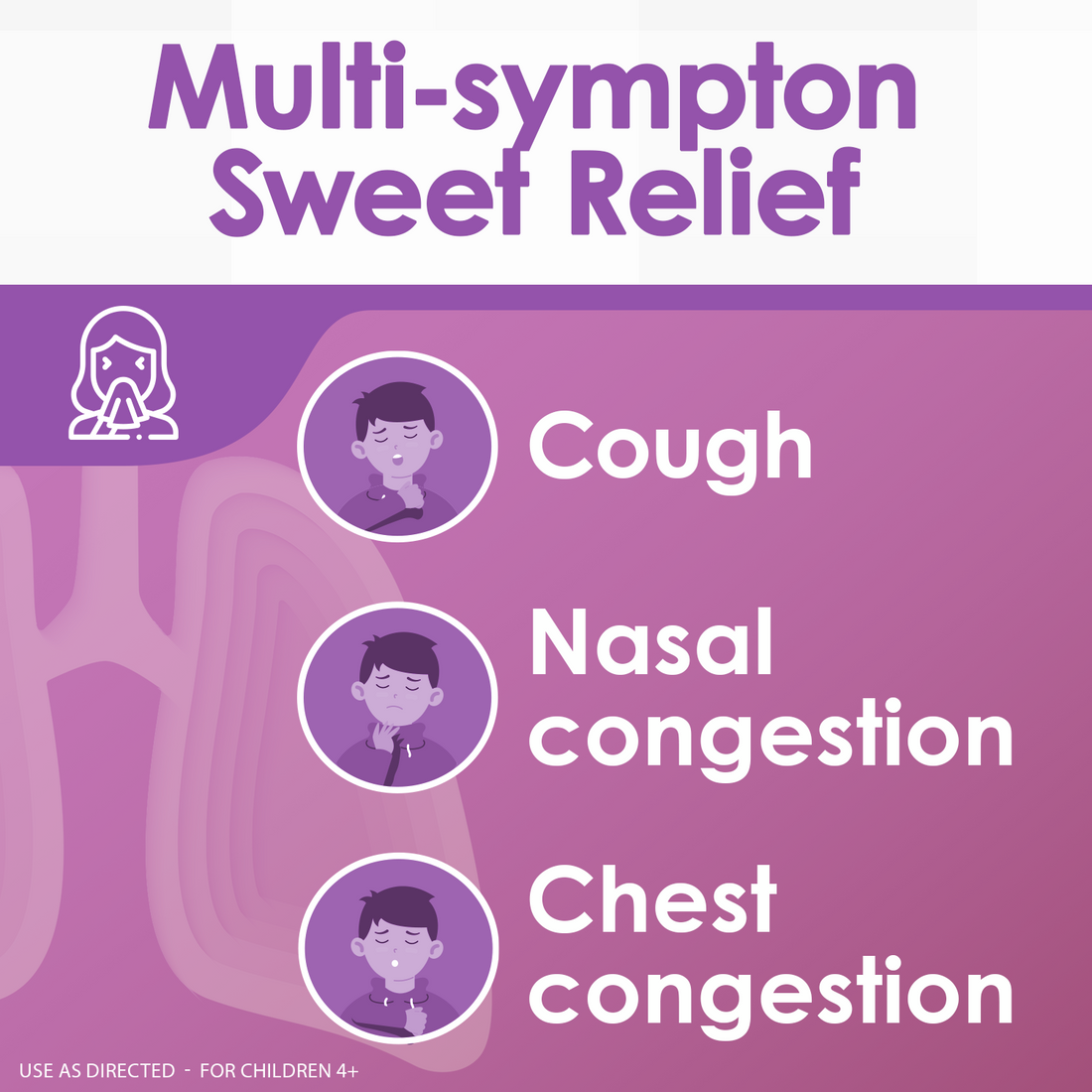 Mucosan Kids Grape Flavor Cough Medicine