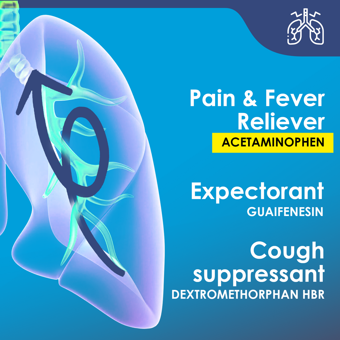 Mucosan Max Action Cold, Flu & Sore Throat